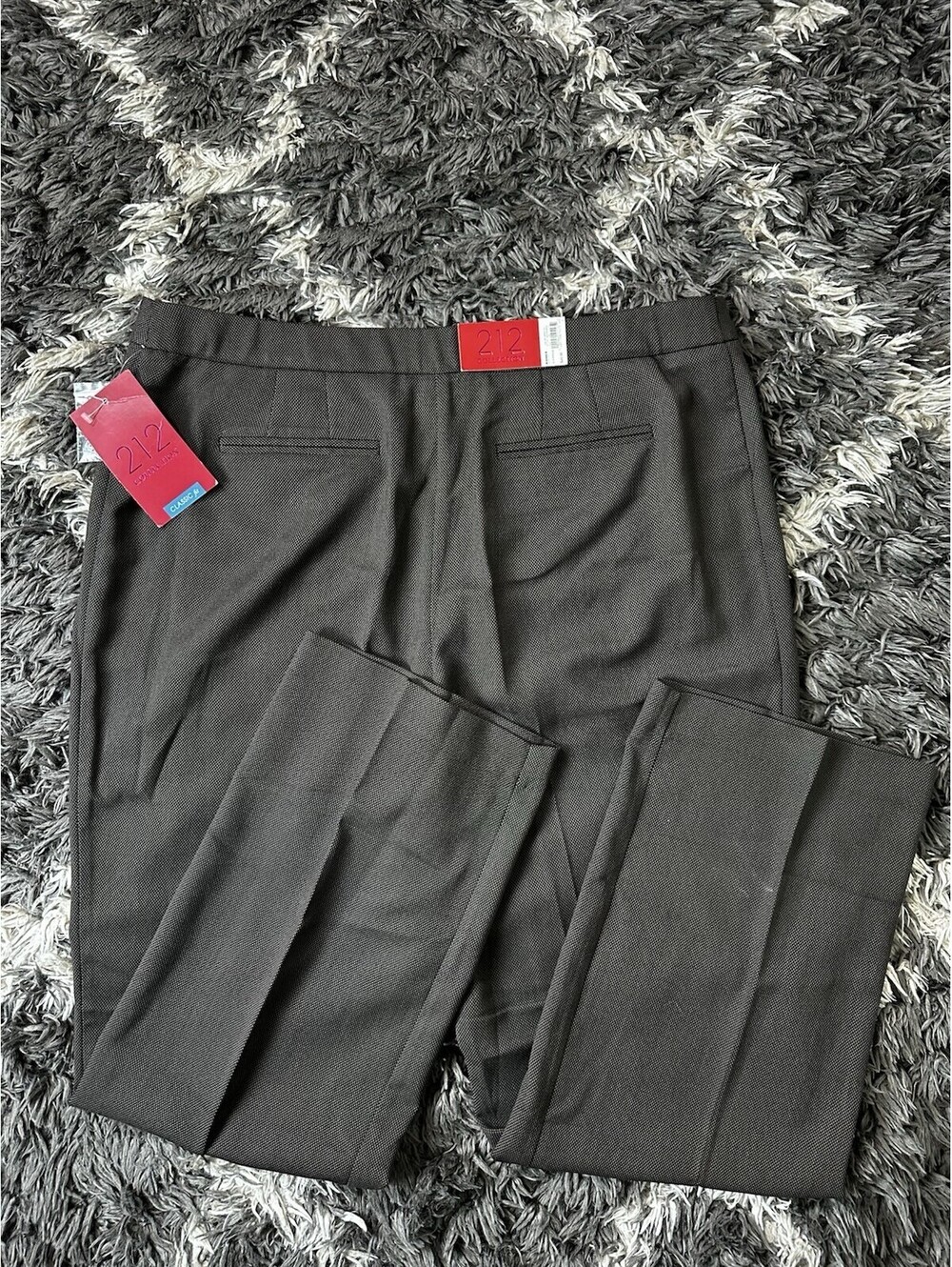 NWT 212 Collection 18 Average Straight Leg Dress Pants Trousers Brown Slacks
